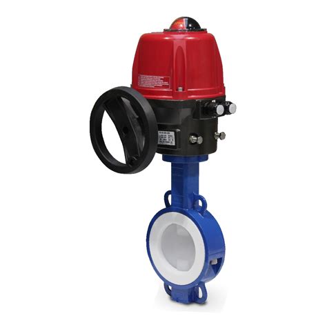 Electric Actuated Lined Butterfly Valves Valve Cz