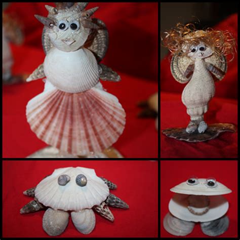 Kids Love Craft: Seashell / Sea Shell creatures craft