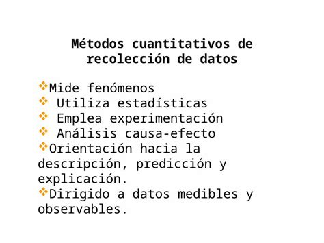 Ppt Métodos Cuantitativos De Recolección De Datos Dokumen Tips