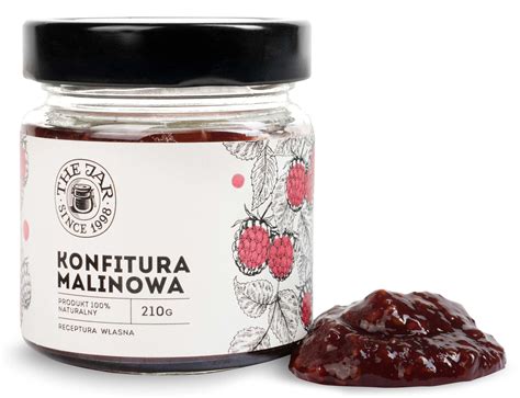 Konfitura Malinowa G The Jar Malin Z Cukrem Trzcinowym Green