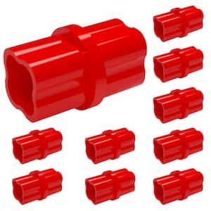 Formufit In Furniture Grade Pvc External Flat End Cap In Red