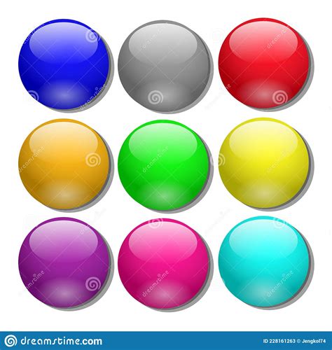 Set Of Circle Vector Art Icons And Graphics Elegant Vector Art Stock