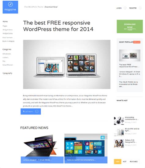 18+ Free News & Magazines WordPress Themes & Templates | Free & Premium Templates