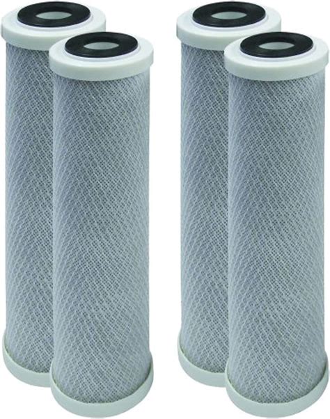 Cfs 4 Pack Activated Carbon Block Water Filter Cartridges Compatible With Rainsoft