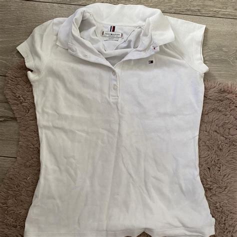 Women S White Polo Shirts Depop