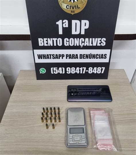 Polícia Civil prende homem munições em Bento Gonçalves