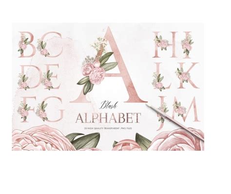 Kit Digital Letras Alfabeto Floral No Elo7 Atual Kit Digital 1a26a8d