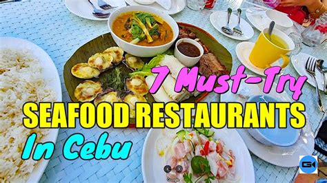 Cebu Tour Must Try Seafood Restaurants In Cebu Youtube