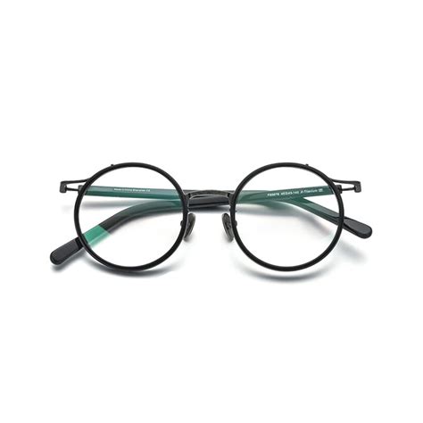 Titanium And Acetate Eyeglass Frames