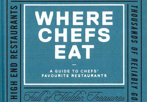 Where Chefs Eat