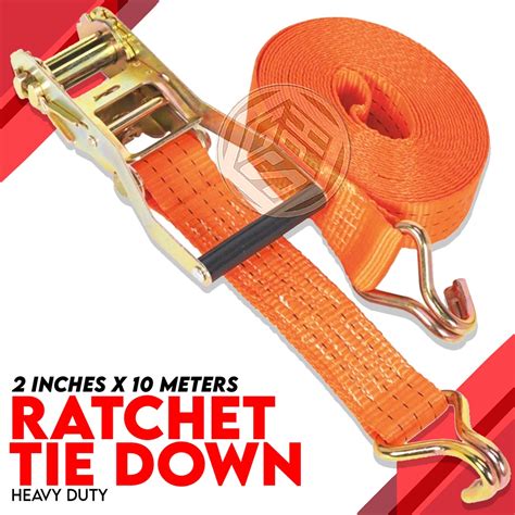 10M RATCHET TIE DOWN 2 X 10 METERS HEAVY DUTY RACHET Shopee