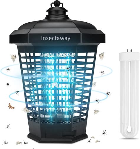 Insectaway Lampe Anti Moustique Exterieur 4200V UV Tue Mouche