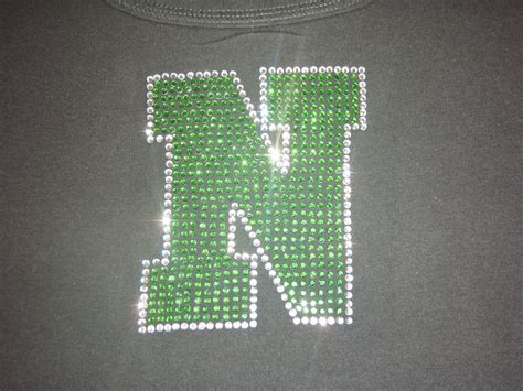 Nordonia N Varsity Letter Varsity Letter Rhinestone Designs T