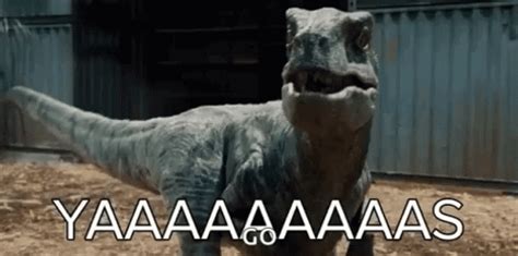 Yasss Dinosaur Growling Meme 