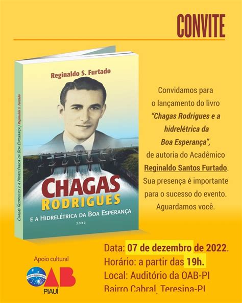 Reginaldo Furtado lança livro sobre Chagas Rodrigues na OAB