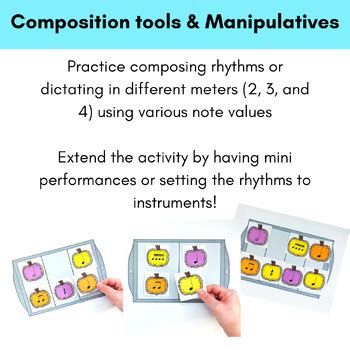 Rhythm Composition Centers And Manipulatives Pumpkin Music Activity