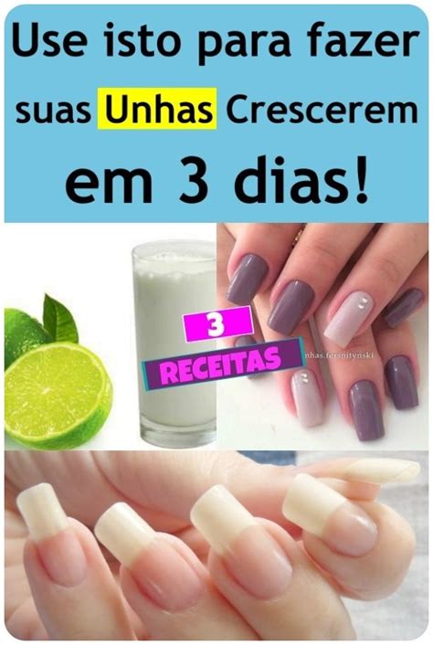 Receitinhas Para Crescer A Unha - Receita Simples Para Fazer as Unhas Crescerem Rapidamente! | Como fazer ...