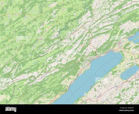 Neuchatel Canton Of Switzerland Open Street Map Stock Photo Alamy