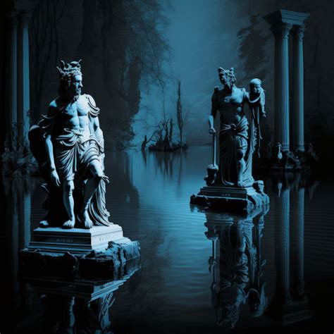 Statues In The Water 4 by ObsidianPlanet on DeviantArt