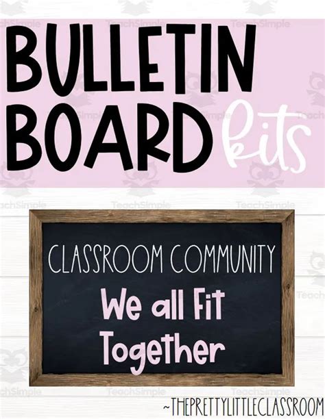 We All Fit Together Bulletin Board By Teach Simple