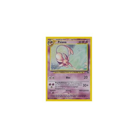 Pokemon Karte Psiana 1 75 HOLO Neo Discovery Kaufen Bei GttG