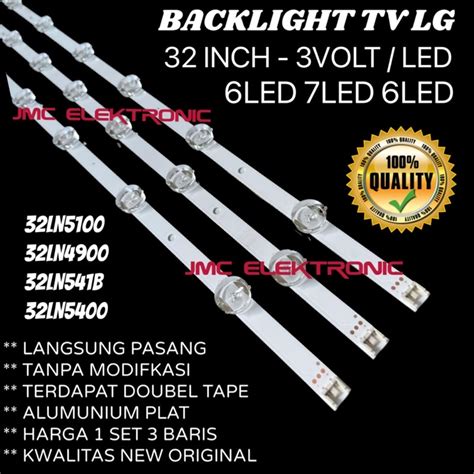 Backlight Tv Lg Ln Ln Ln Lampu Led Tv Lg Ln