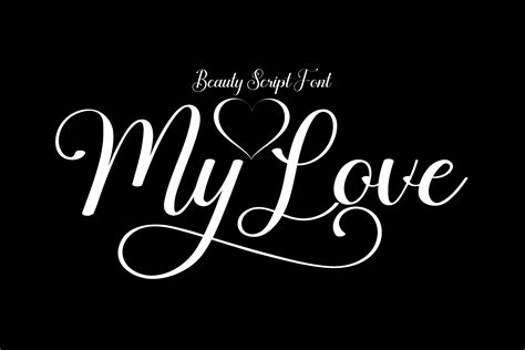 My Love Font By Erik Studio · Creative Fabrica