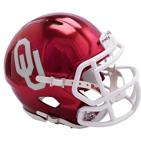 Riddell Oklahoma Sooners Chrome Alternate Speed Mini Football Helmet ...