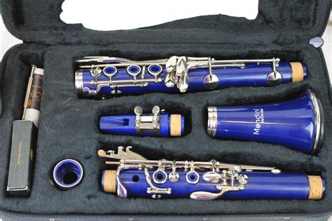 Blue Clarinet Instrument