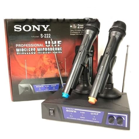 jual mic wireless sony    microphone uhf wireless shopee