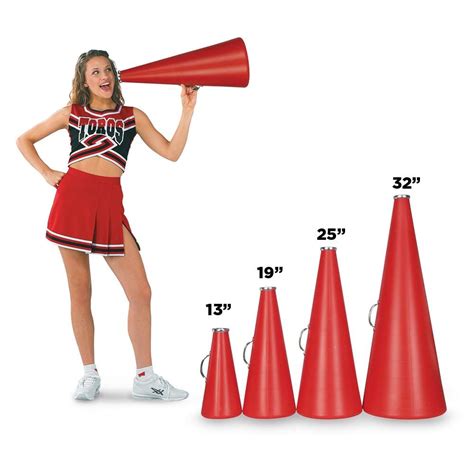 Molded Megaphone Custom Decals Superior Cheer