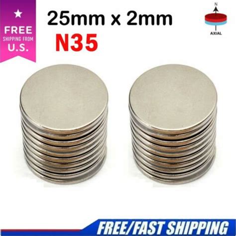 Pcs Super Strong Round Disc Mm X Mm Magnets Rare Earth Neodymium