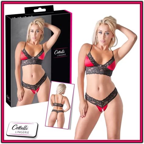 Sexy Completo Intimo In Pizzo E Raso Bridgette Cottelli Lingerie Intimo