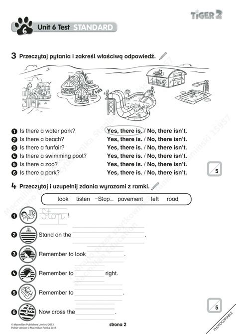 Tiger 2 Unit 6 Standard Test Online Exercise For Live Worksheets