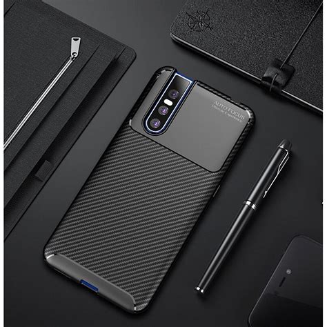 Jual Case Vivo V15 Pro Softcase Vivo V15 Pro Shockproof Fiber Carbon