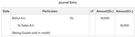 Journal Entry For Credit Sales Geeksforgeeks