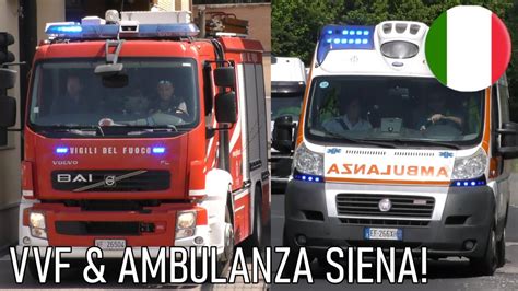 Partenza Aps Volvo Fl Comando Provinciale Vigili Del Fuoco Siena