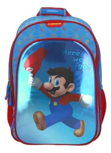 Mochila Mario Bros Primaria Backpack Vs1609 Envío gratis