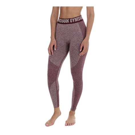 Gymshark Gymshark Flex Leggings Womens Claret Marl Pebble Pink