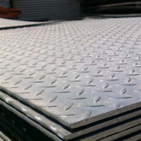 MS Checkered Plate 4 Mm X 4 X 8 TDT Power Steel Corporation