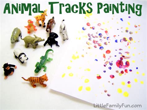 Animal Tracks Activity For Kids