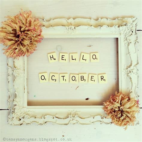 Tamsyn Morgans Hello October Hello October Hello November Hello