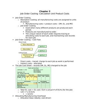 Chapter 3 Job Order Costing Cost Flows And External Reporting Ruger