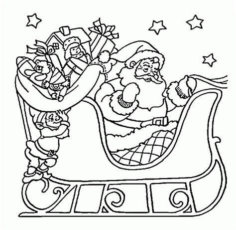 Santa Coloring Pages - Best Coloring Pages For Kids