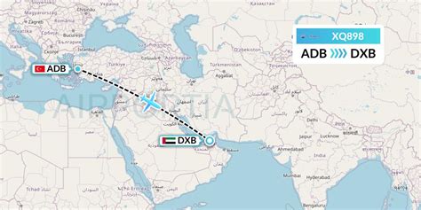 XQ898 Flight Status SunExpress Izmir To Dubai SXS898