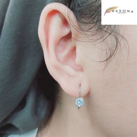 Jual ANTING PERAK ASLI SILVER 925 LAPIS EMAS PUTIH MODEL DESI SOLITER