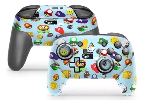 Skin Para Nintendo Switch Pro Controle Adesivo Modelo 058