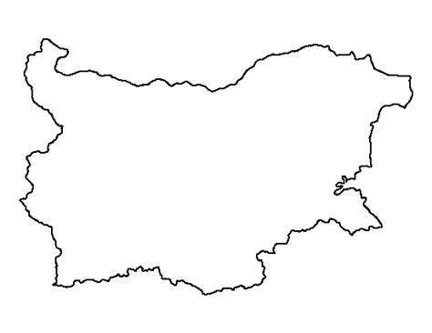 Printable Bulgaria Template