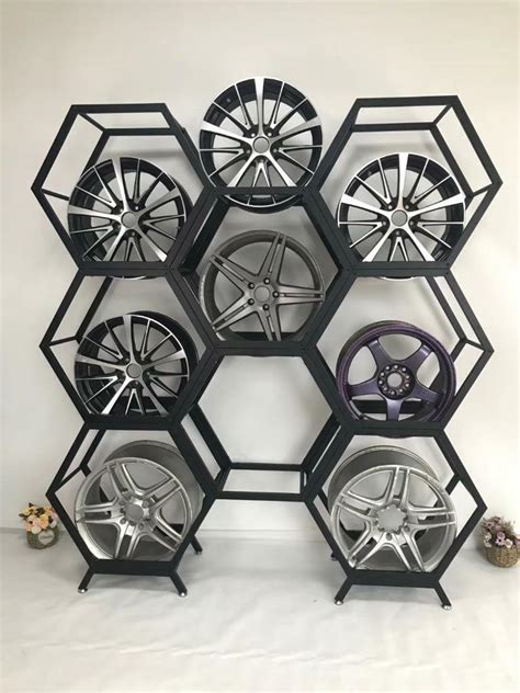 Wheel Display Rack Holds Up To 22 Wheels Showroom Floor Rack 8