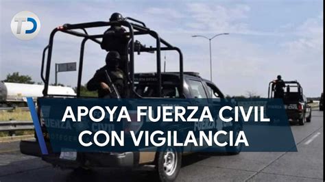 Fuerza Civil Apoya Con Vigilancia Tras Hechos Violentos En Villaldama